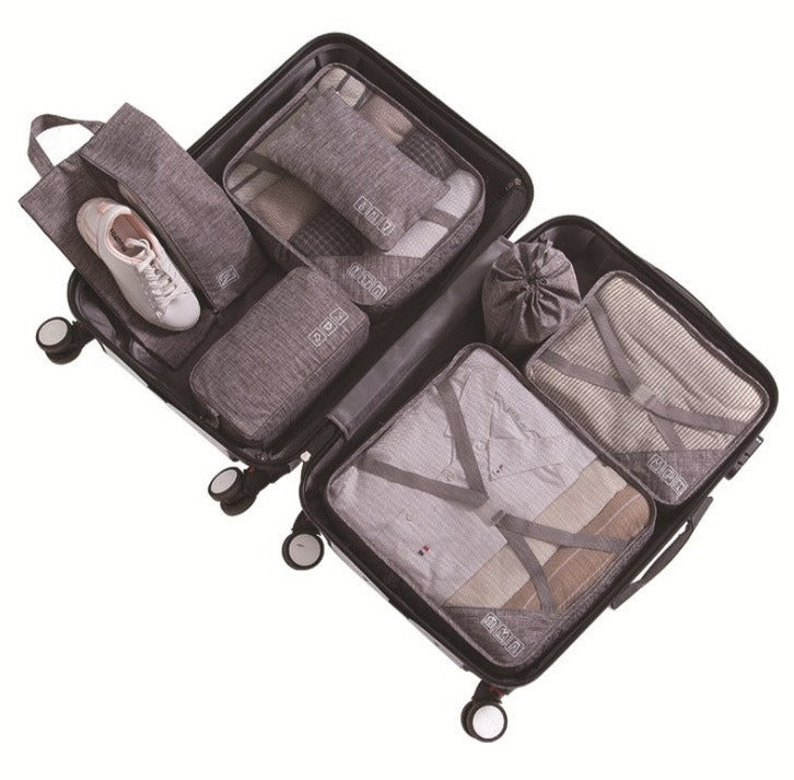 Packing Cubes and Pouches (Set of 7)