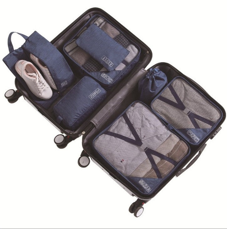 Packing Cubes and Pouches (Set of 7)