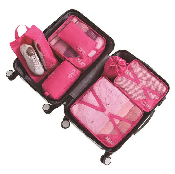 Packing Cubes and Pouches (Set of 7)