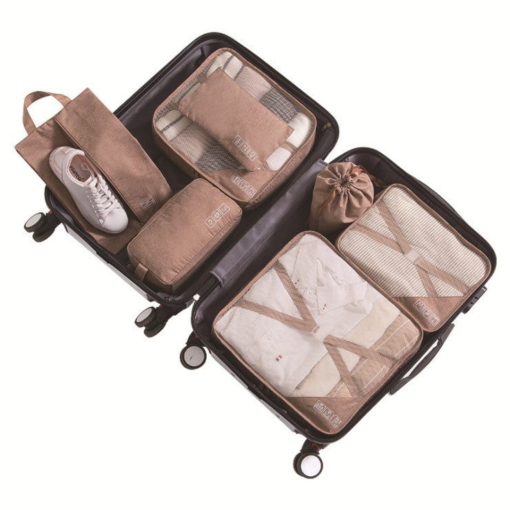 Packing Cubes and Pouches (Set of 7)