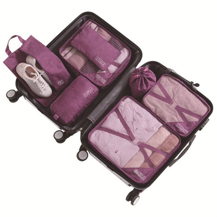 Packing Cubes and Pouches (Set of 7)